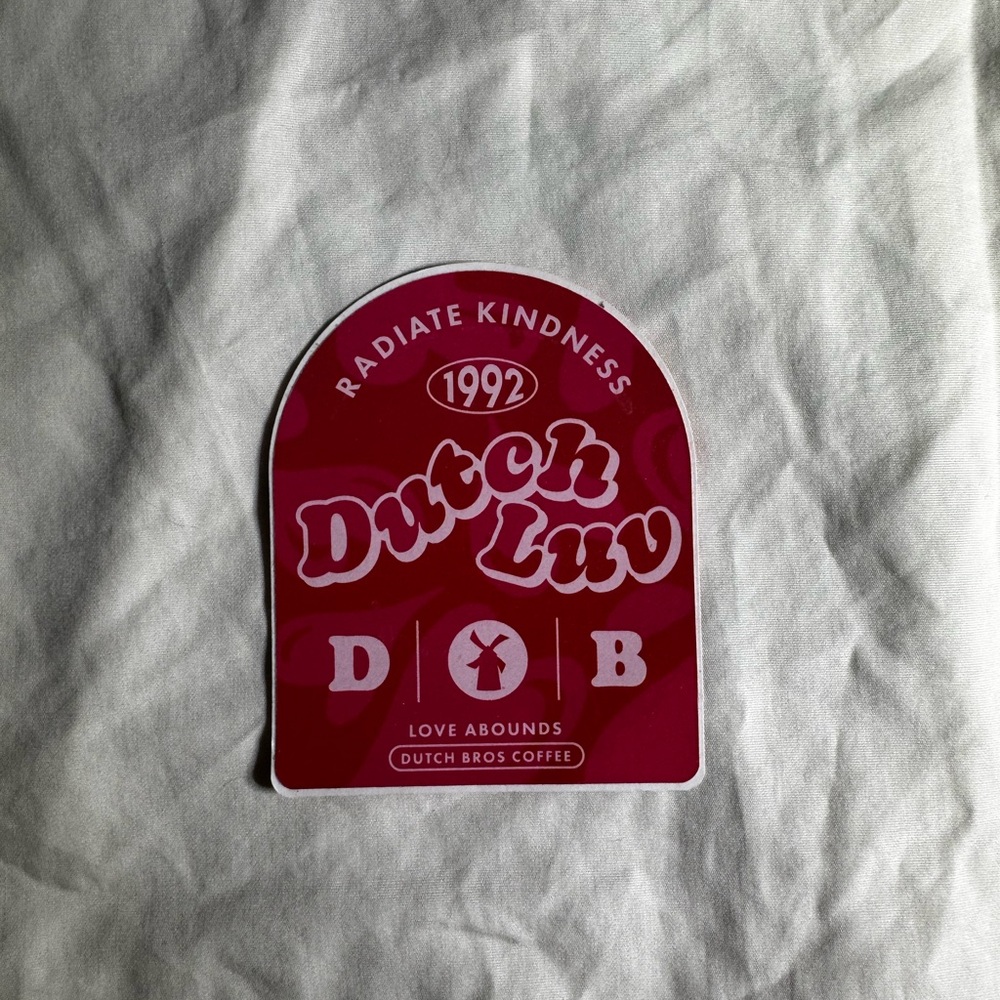 Dutch Bros. Pink Sticker